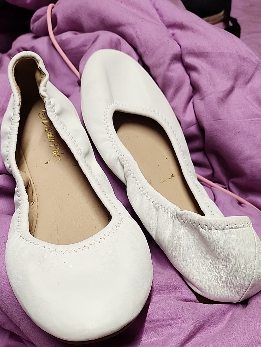 Dream Pairs White Women's Ballet Flats